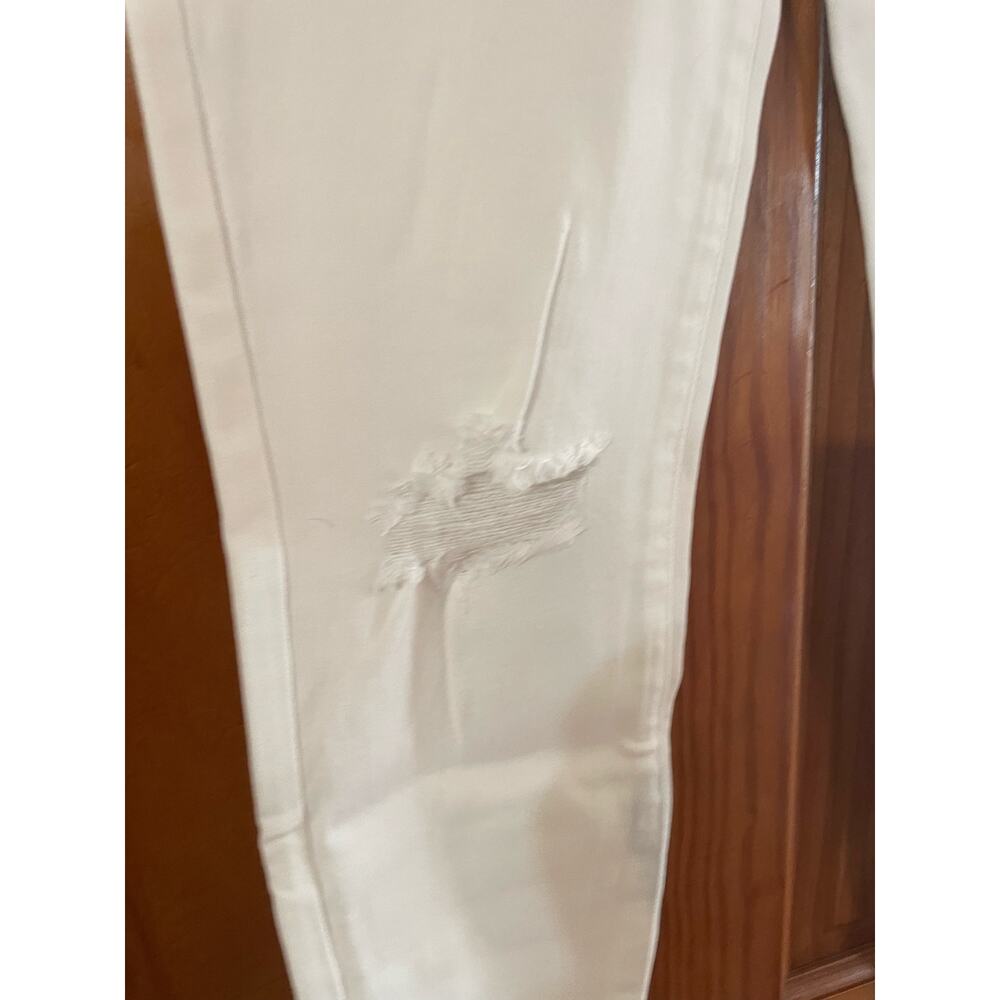 SER.O.YA Womens white Maya mid rise skinny jeans size 25 NWT - Picture 3 of 10